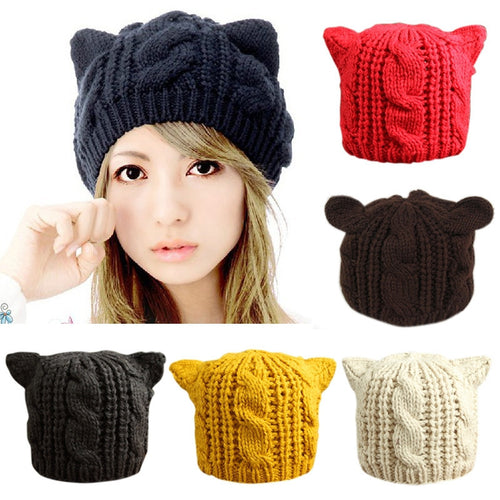 That Crazy Cat Lady - Purr...fect Wool Cat Ears Beanie